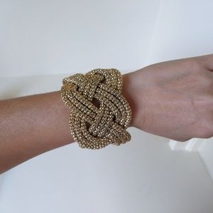 Gold Braided Bracelet